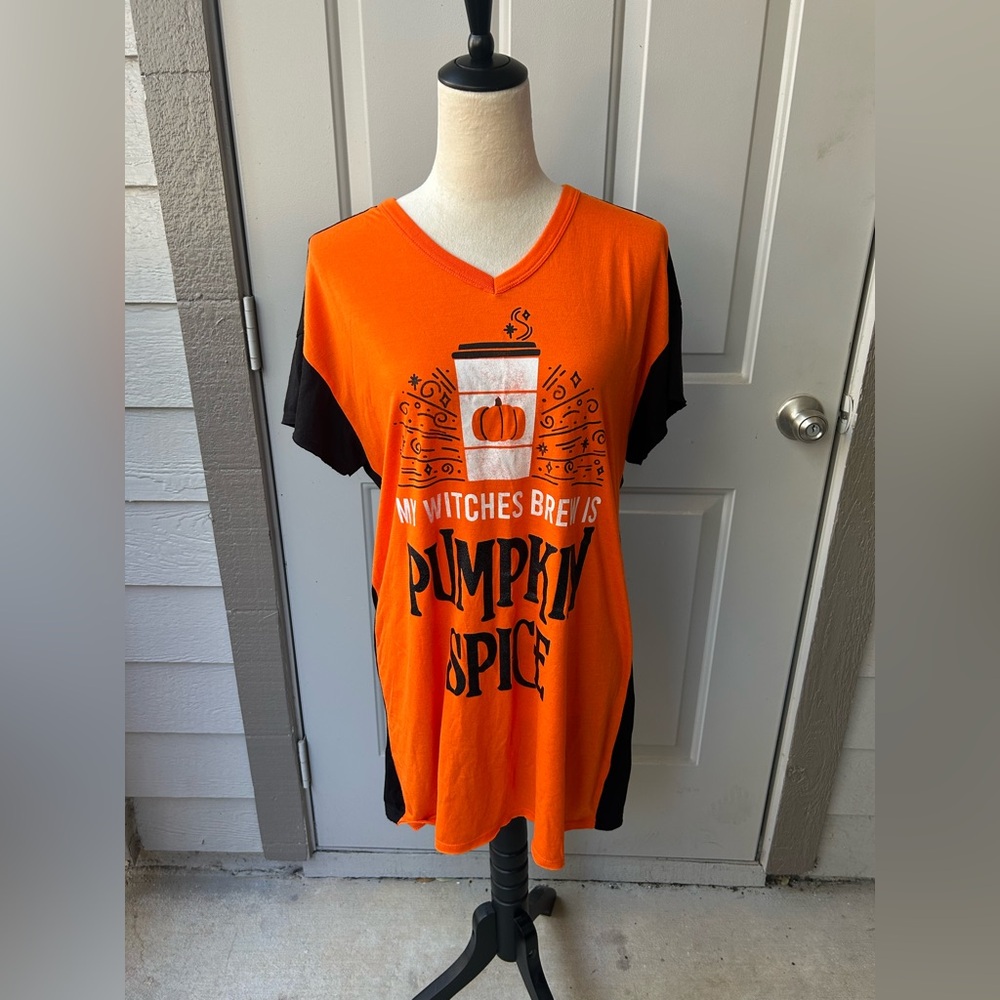 Pumpkin Spice Sleep Dress